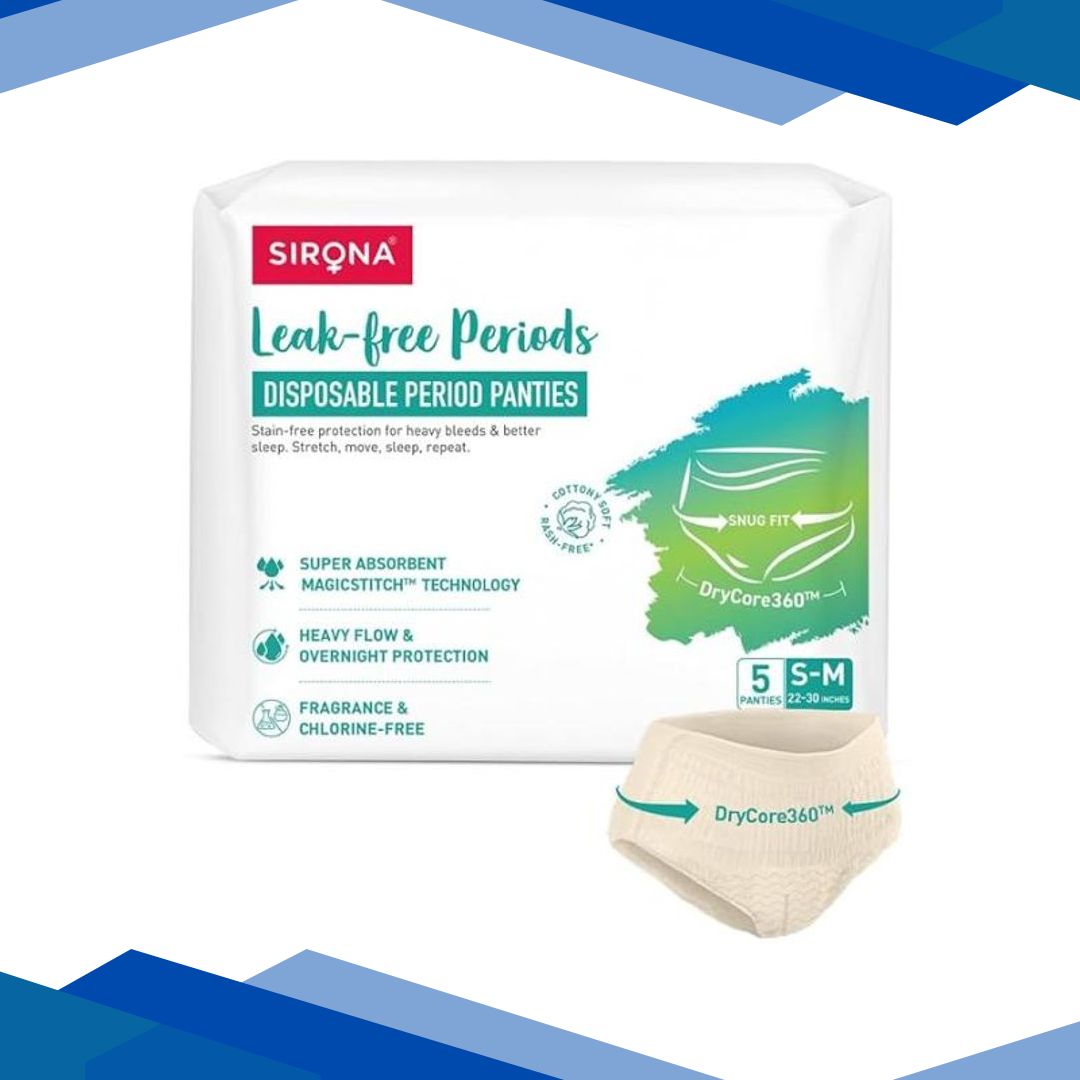 Sirona Disposable Period Panties (S – M)