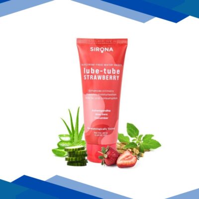 Sirona Glycerine Free Water Based Lube Tube Gel – Strawberry 50 ml
