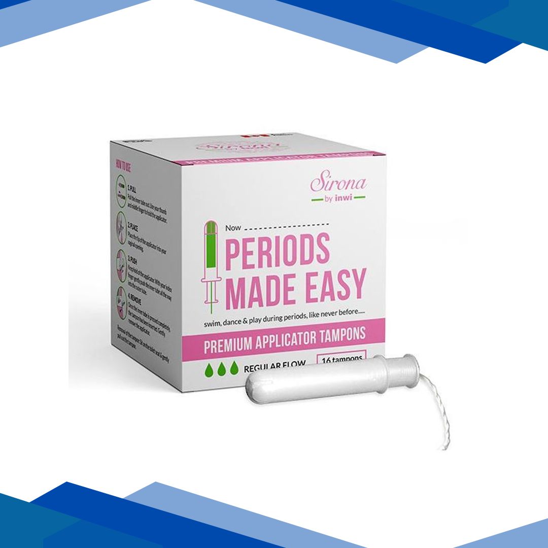 Sirona Premium Applicator Tampons – (Regular Flow) 16’s