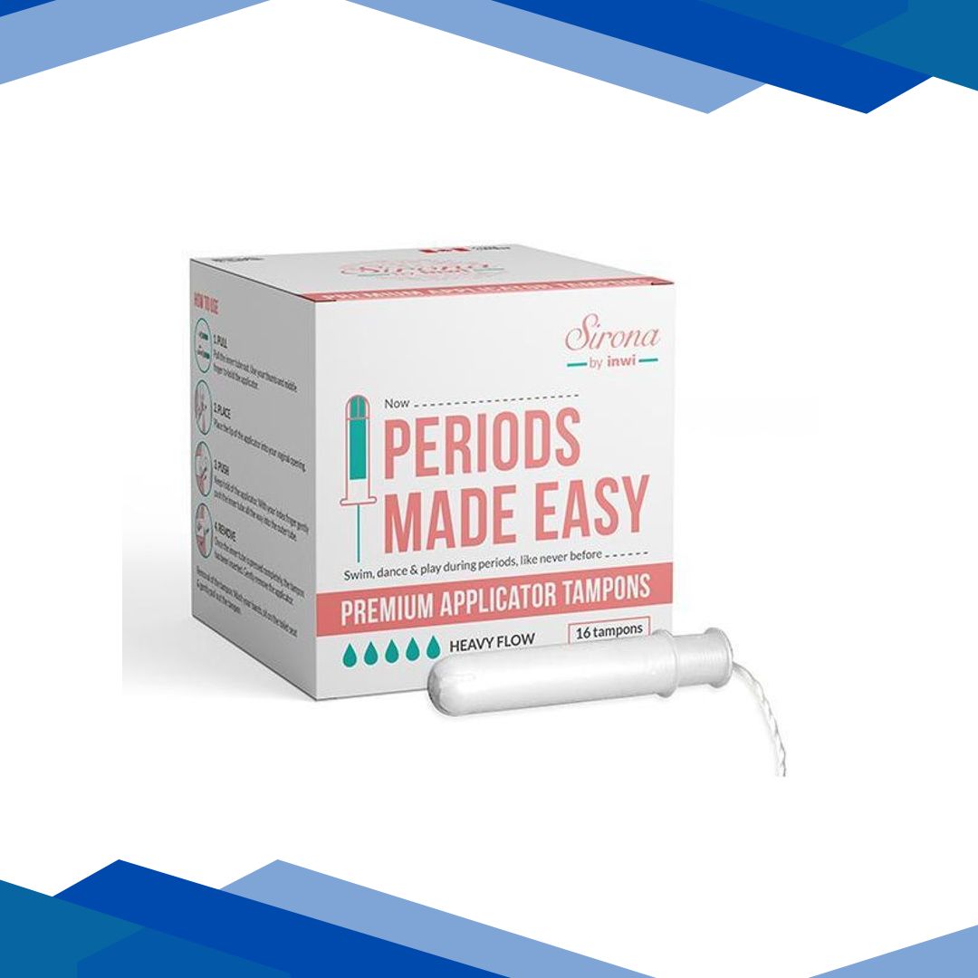 Sirona Premium Applicator Tampons – (Super Plus Heavy Flow) 16’s