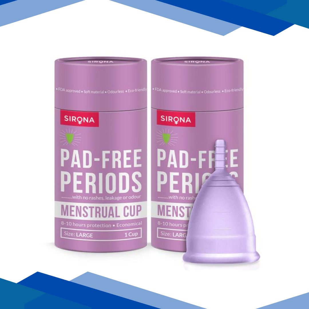 Sirona Reusable Menstrual Cup – Large (Pack of 2)