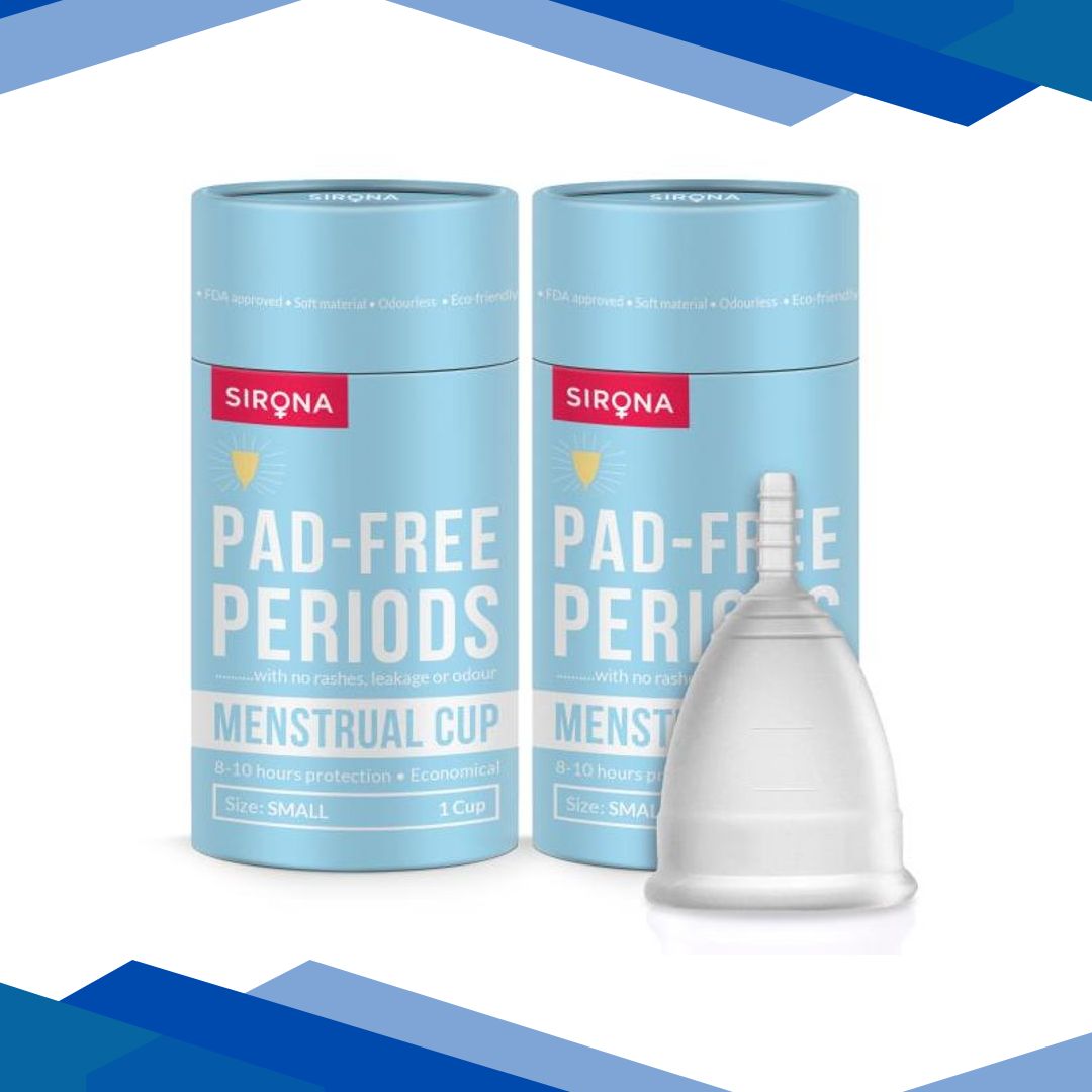 Sirona Reusable Menstrual Cup – Small (Pack of 2)