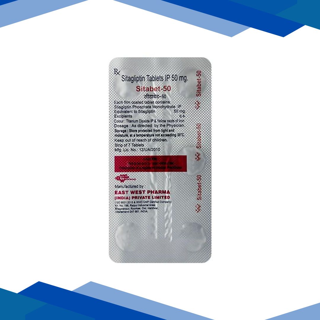 SITABET 50 Tablet 7’s