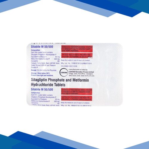 SITABITE M 50/500 Tablet 10’s