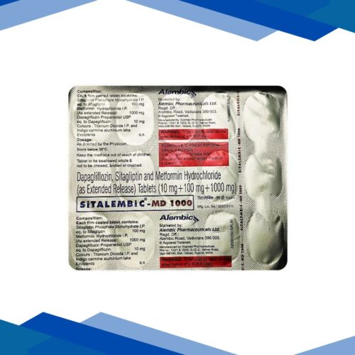 SITALEMBIC MD 1000 Tablet 15’s