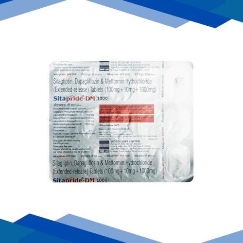 SITAPRIDE DM 1000 Tablet 10’s
