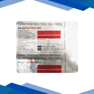 SITAPRIDE DM 1000 Tablet 15’s