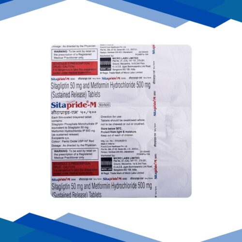 SITAPRIDE M 50/500 Tablet 15’s