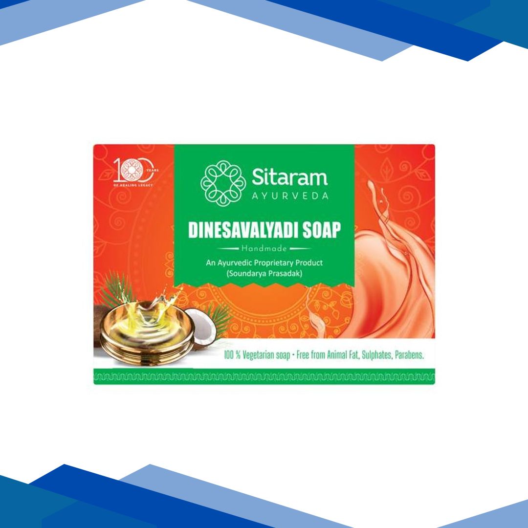 Sitaram Ayurveda Dinesavalyadi Soap (Pack Of 6 x 75g) 1’s