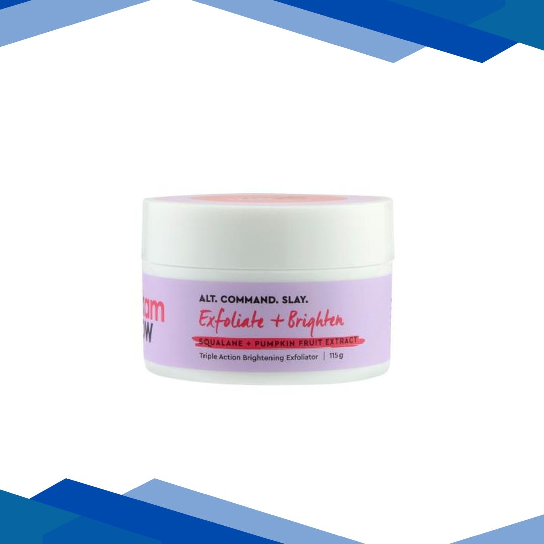 Sixam Glow Alt Command Slay Exfoliator, Triple Action Exfoliator with Squalane 115 gm