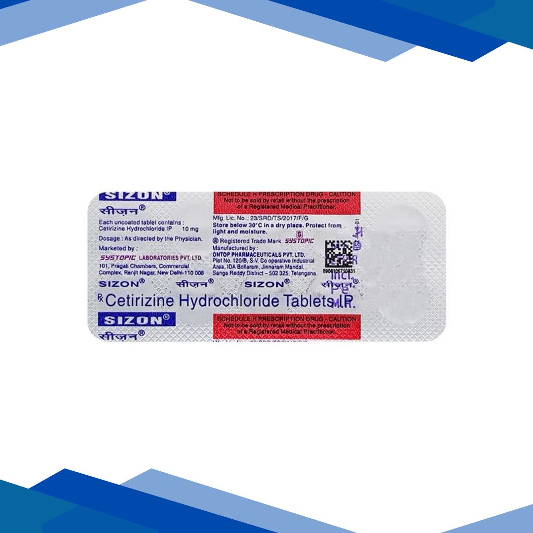 Sizon 10mg Tablet 10’S
