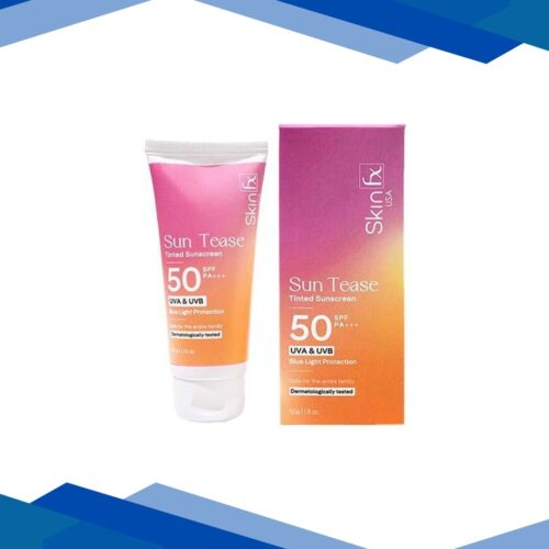 Skin Fx Sun Tease Matte Sunscreen SPF 50 PA +++ Blue Light Protection 50 gm