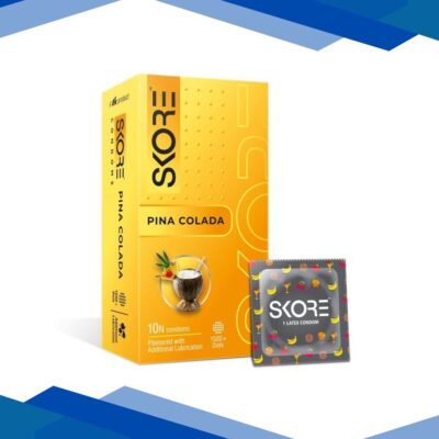 Skore 1500+ Raised Dots Condoms – Pinacolada 10’s