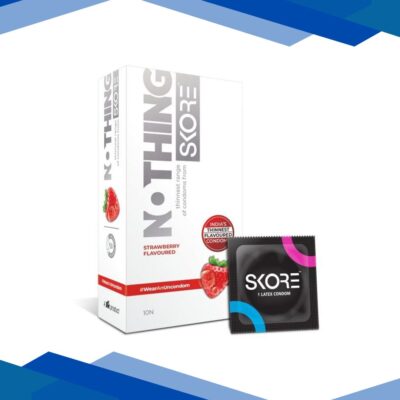 Skore Nothing Condoms – Strawberry 10’s