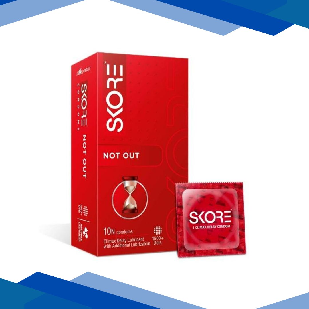 Skore Notout Climax Delay with 1500 Plus Raised Dots 10’s