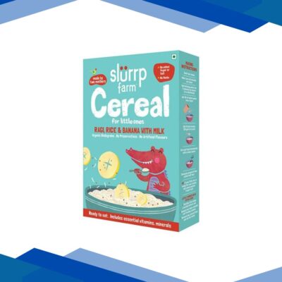 Slurrp Farm Cereal for Little Ones – Ragi, Rice and Banana with Milk 200 gm