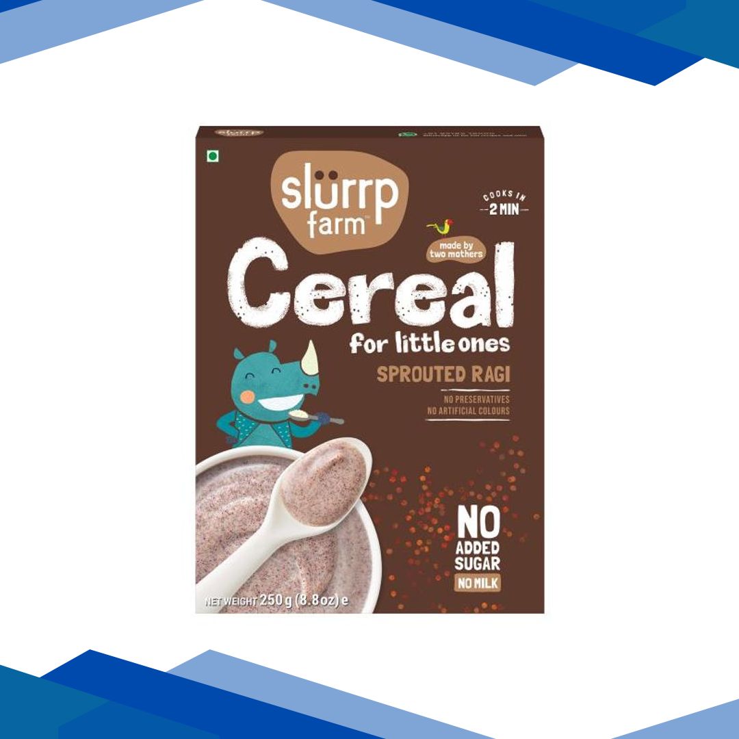 Slurrp Farm Cereal – Sprouted Ragi (Refill Pack) 250 g