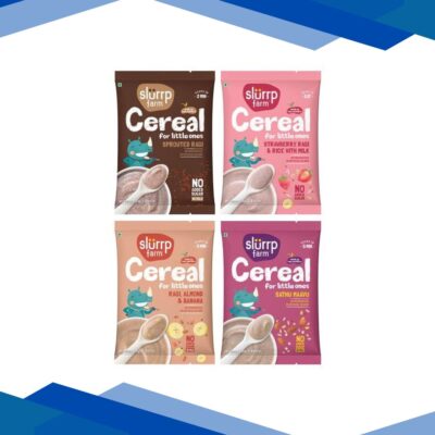 Slurrp Farm Ragi Trial Pack Combo (Pack of 4 x 50g) 200 g