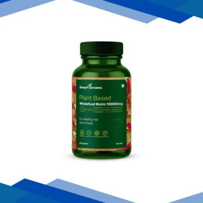 Smart Greens Plant Based Wholefood Biotin 10000 mcg Capsule 60’s