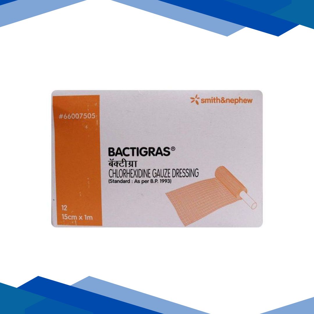 Smith & Nephew Bactigras Roll Gauze Dressing 15 Cm X 1 M 1’S
