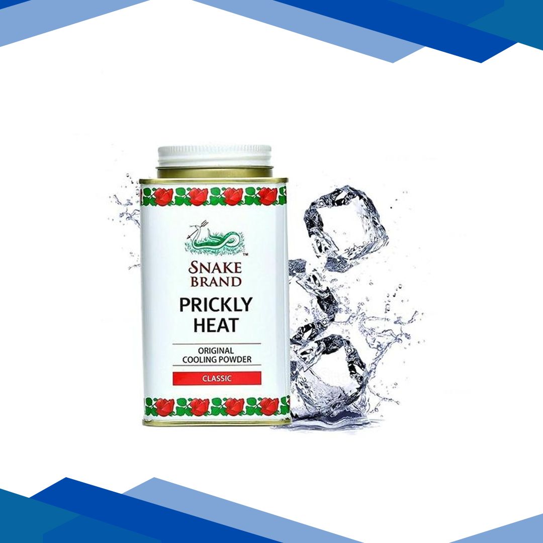 SNAKE BRAND PRICKLY HEAT COOLING POWDER CLASSIC 140 gm