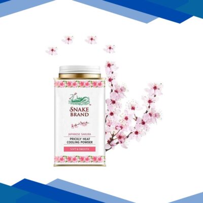 SNAKE BRAND PRICKLY HEAT COOLING POWDER SOFT & SMOOTH 140 gm