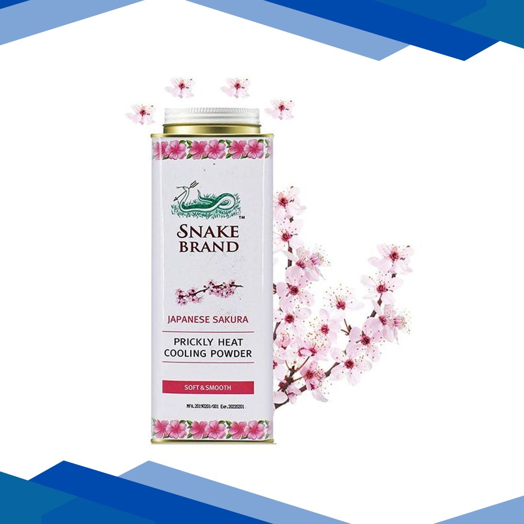 SNAKE BRAND PRICKLY HEAT COOLING POWDER SOFT & SMOOTH 280 gm