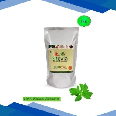 So Sweet 100% Natural Sugarfree Sweetener Stevia Spoonable Powder 1000 gm
