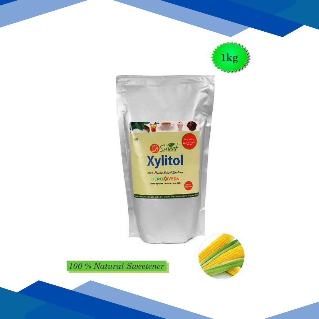 So Sweet 100% Natural Sugarfree Sweetener Xylitol Powder 1000 gm