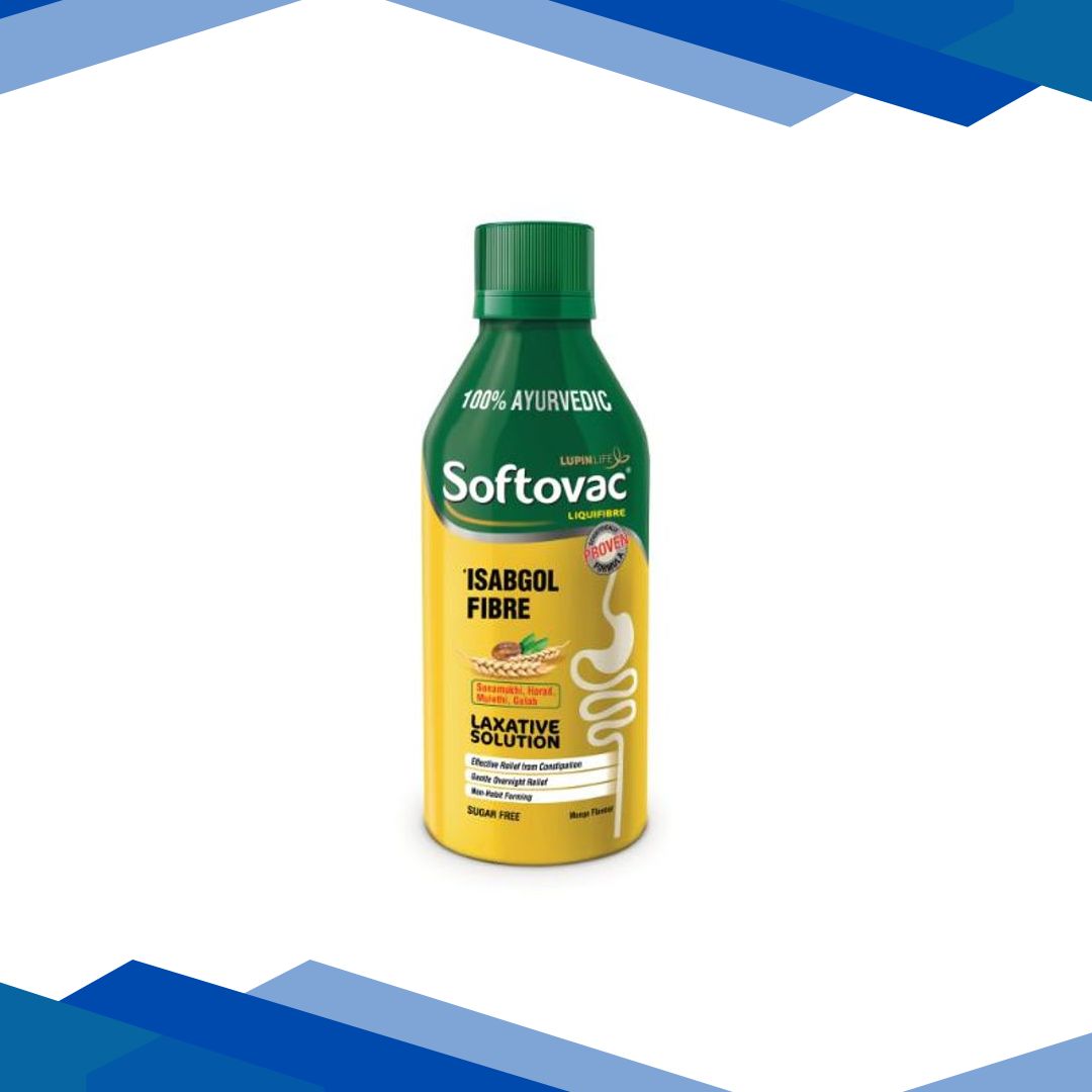 Softovac Liquifibre Sugar Free Solution – Mango Flavour 225 ml