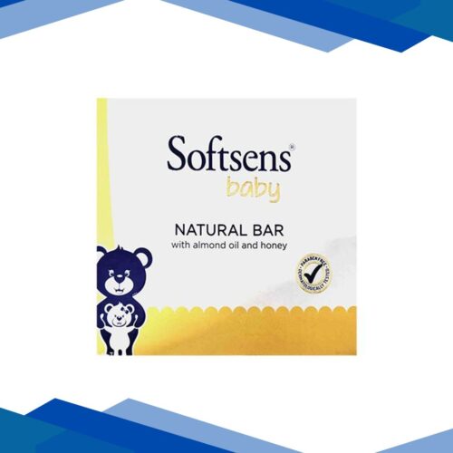 Softsens baby natural bar with almond oil and honey (Pack Of 3 x 100 gm) 1’s