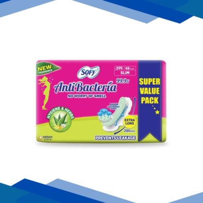 Sofy AntiBacteria Extra Long Sanitary Pads 48’s