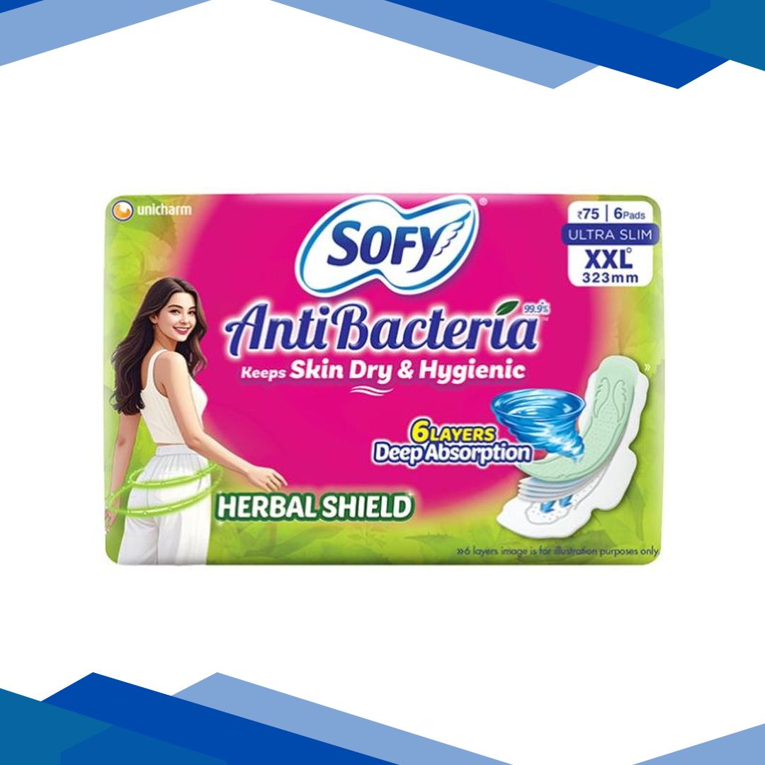 Sofy Antibacteria Ultra Slim Pad (XXL) 6 s