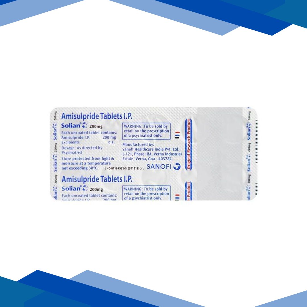 Solian 200mg Tablet 10’S