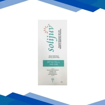 SOLIJUV SPF 50 PA+++ UVA UVB SUPERIOR Sunscreen Gel 30g