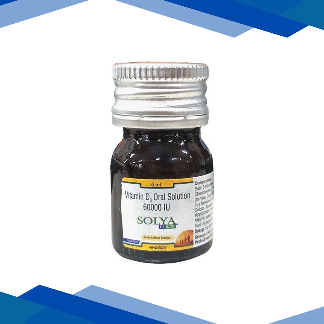 SOLYA D3 NANO SUGAR FREE Oral Solution 5ml