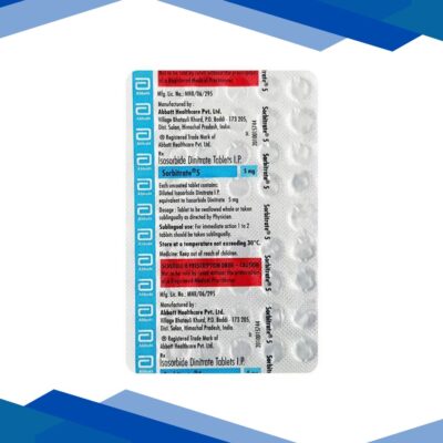 Sorbitrate 5mg Tablet 50’S