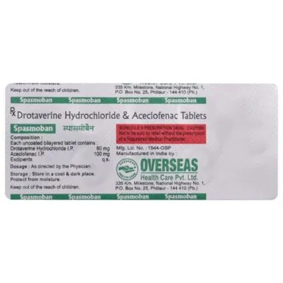 SPASMOBAN 80 Tablet 10’s