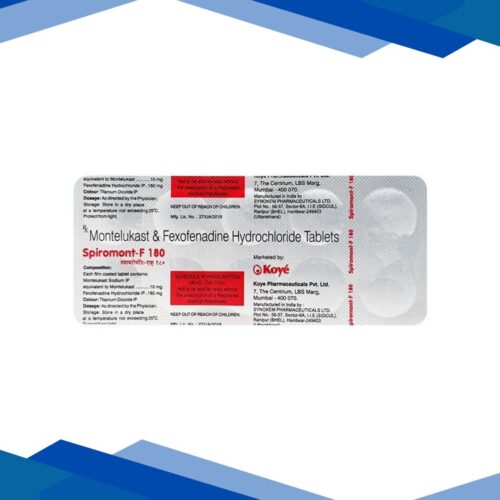 Spiromont F 180 Tablet 10’S