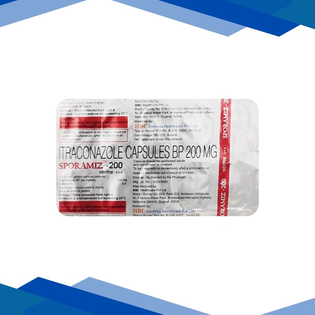 SPORAMIZ 200 Capsule 10’s