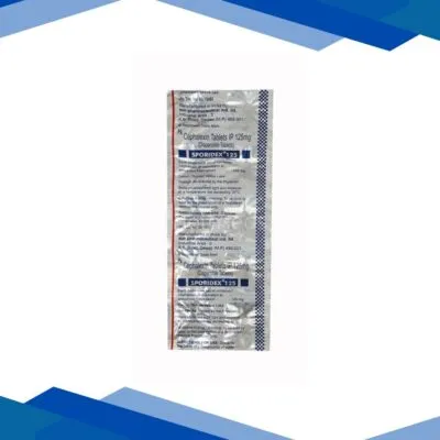 SPORIDEX 125mg Dispersible Tablet 10’s