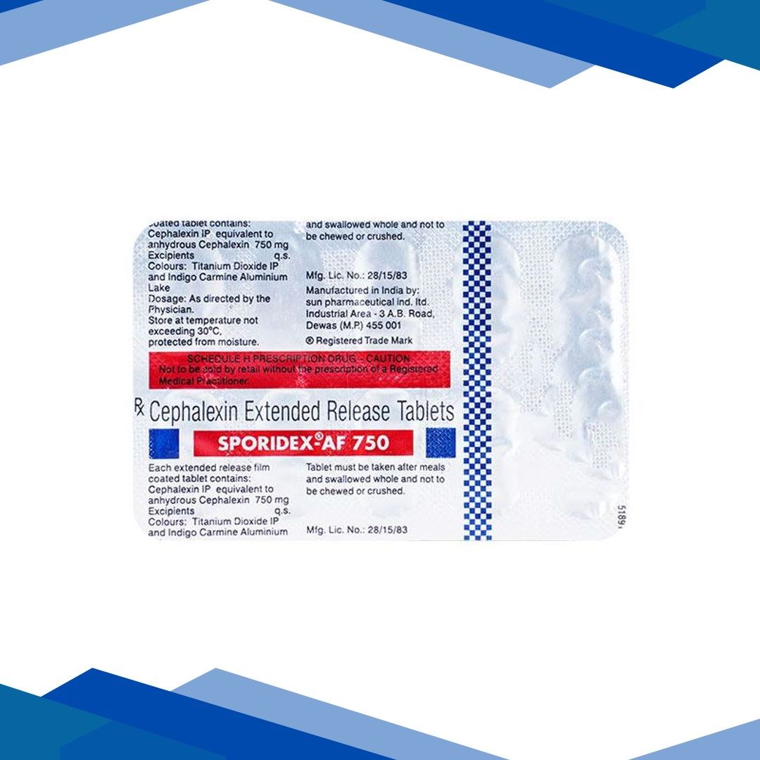 Sporidex AF 750mg Tablet 10’S