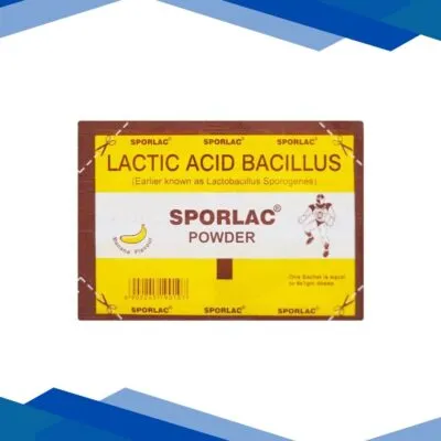Sporlac Banana Flavour Powder Sachet 4X1gm