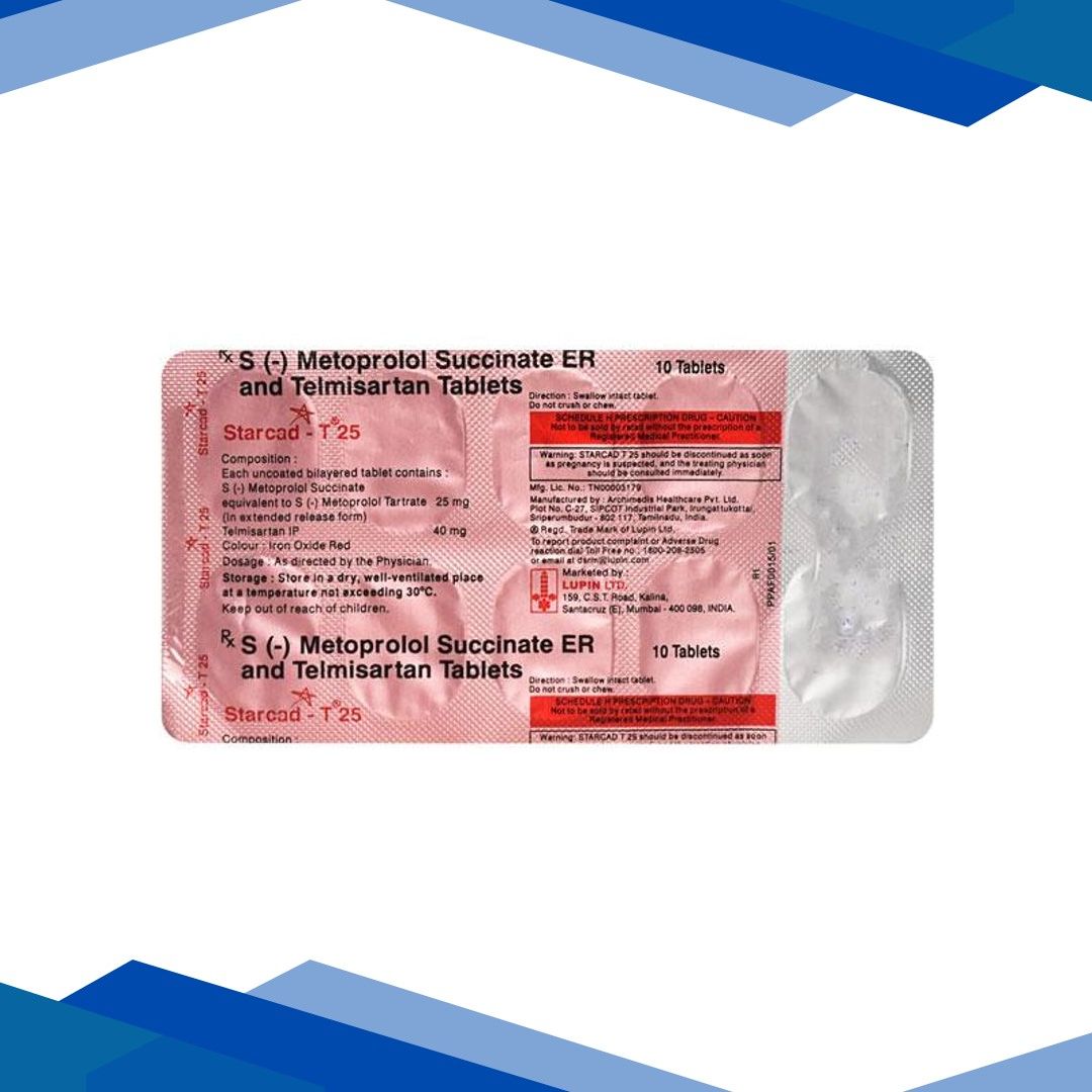 Starcad T 25mg Tablet 10’S