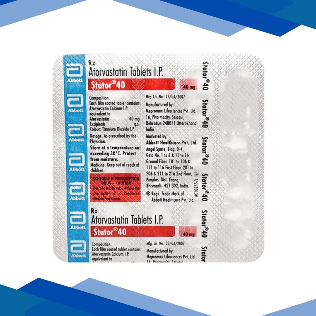 Stator 40mg Tablet 15’S