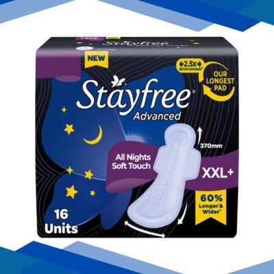 Stayfree New Advanced All Nights Soft Touch XXL+ 16’s