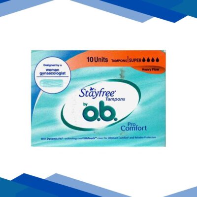 Stayfree Ob Pro Comfort Tampons For Heavy Flow 10’s