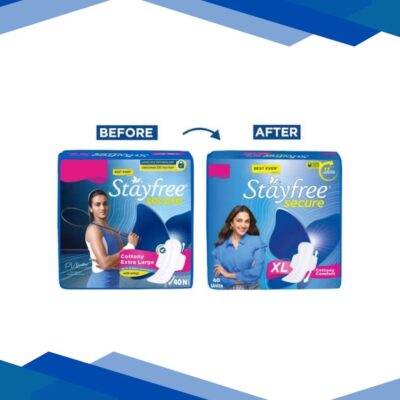 Stayfree Secure Cottony Comfort Sanitary Pads (XL) 40’s