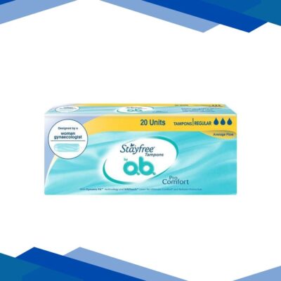 Stayfree Tampons By Ob Pro Comfort Pads 20’s