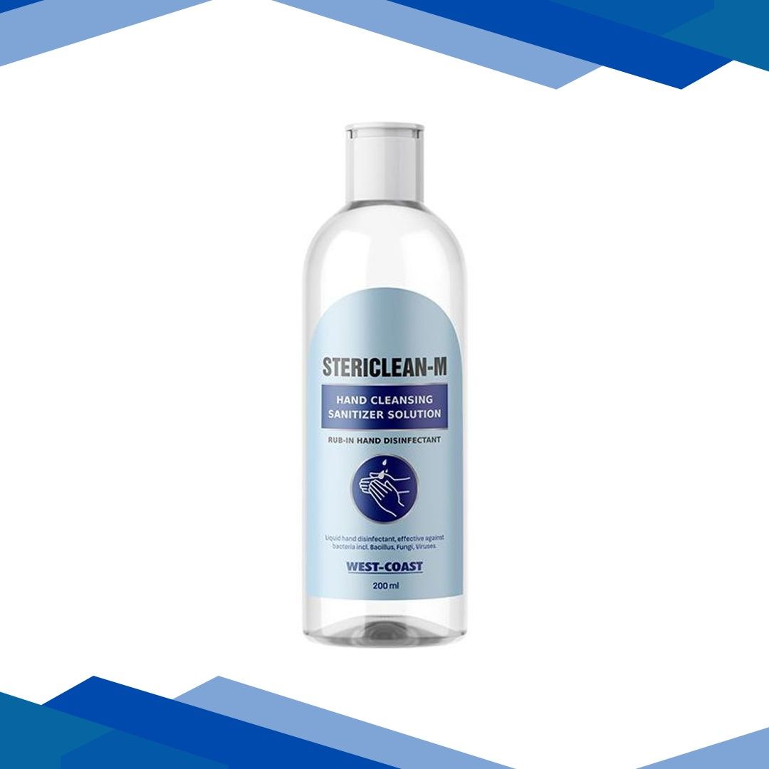 Stericlean-M Hand Cleansing Sanitizer Solution 200 ml